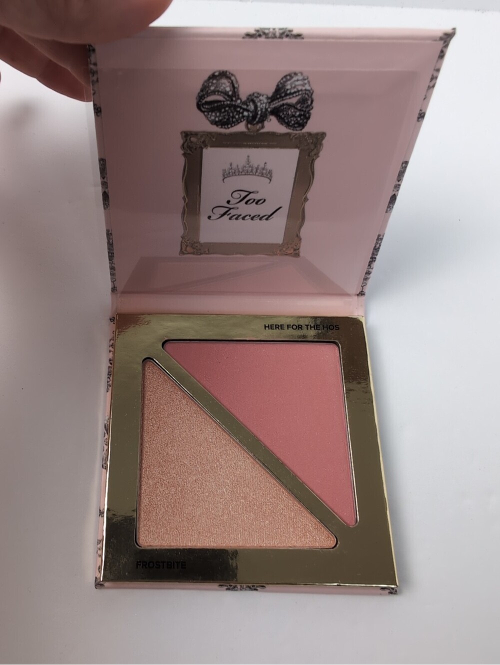 Too Faced Too Foxy Blush Highlighter Duo, Here For The Hos & Frostbite New